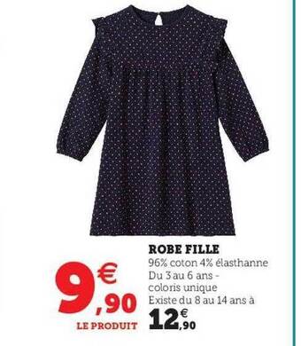 Hyper U Robe fille offre