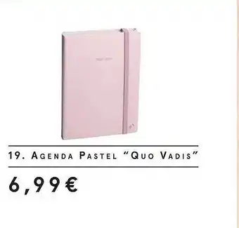 Monoprix Agenda pastel quo vadis offre