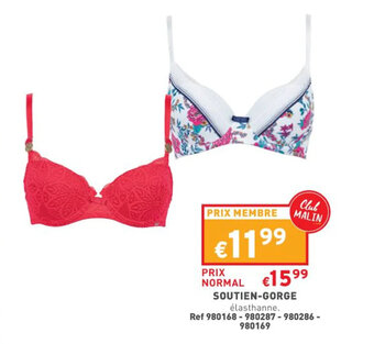 Trafic Soutien-gorge offre