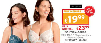 Trafic Soutien-gorge offre
