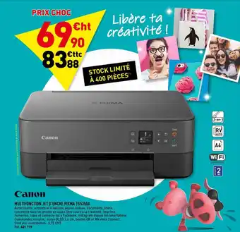 Hyperburo CANON multifonction jet d'encre pixma TS535OA offre