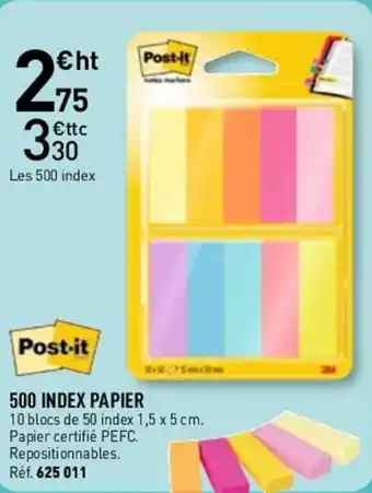 Hyperburo 500 indes papier offre