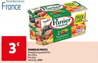 Auchan Panier de fruits offre