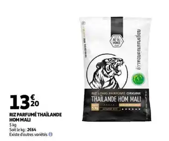 HOM MALI riz parfumé thaïlande