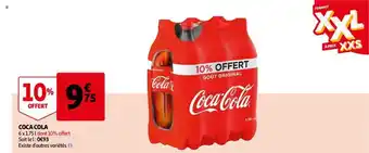 Auchan COCA COLA 6 x 1,75 L offre