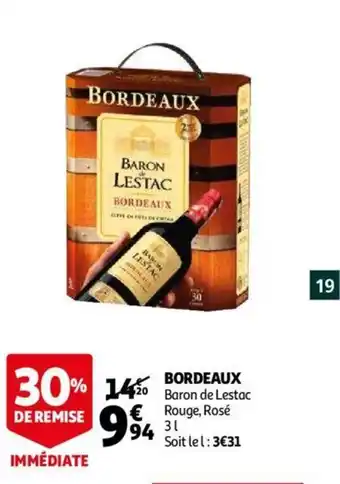 Auchan Bordeaux offre