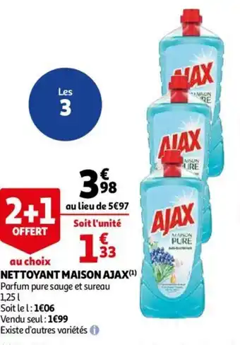 AJAX nettoyant maison