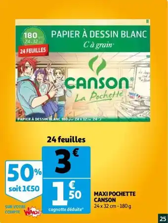 CANSON maxi pochette