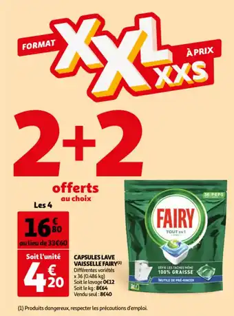 FAIRY capsues lave vaisselle