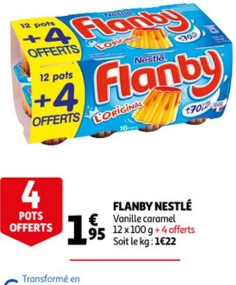 Auchan Flanby Nestlé offre