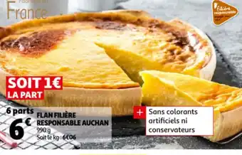 Flan FiliĂšre Responsable Auchan