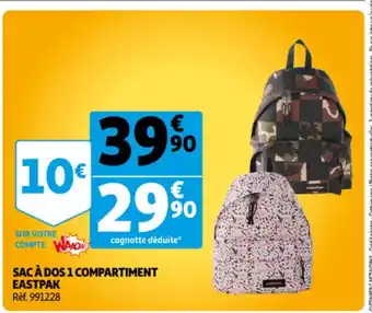 Auchan Sac à Dos 1 Compartiment Eastpak offre