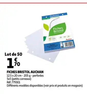 Auchan Fiches Bristol Auchan offre