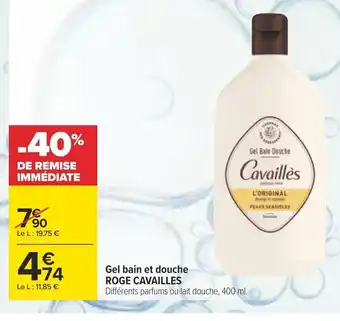 Carrefour maPara parapharmacie Roge Cavailles Gel Bain Et Douche offre