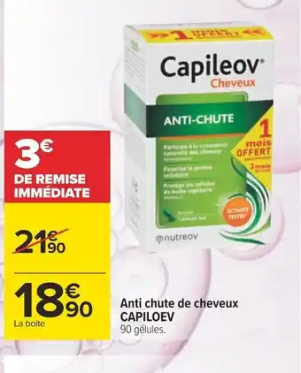 Carrefour maPara parapharmacie Capiloev Anti Chute de Cheveux offre