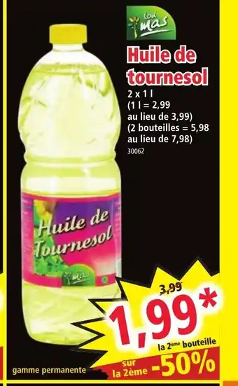 Norma Huile de Tournesol offre