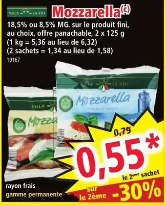 Norma Mozzarella offre