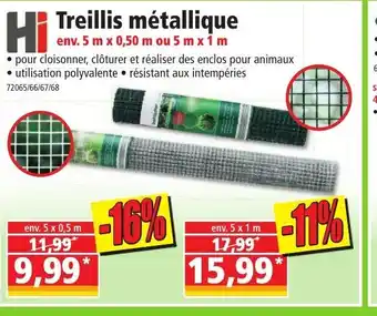 Norma Taille métallique offre