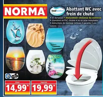 Abattant de wc avec frein best sale