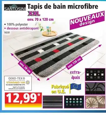 Norma Tapis de Bain Microfibre offre
