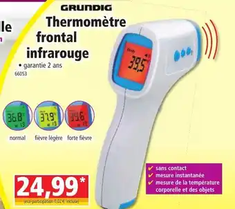 Thermomètre Frontal Infrarouge