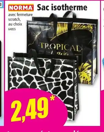 Norma Sac Isotherme offre