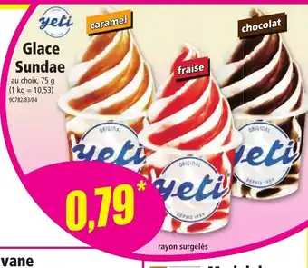 Norma Glace Sundae offre