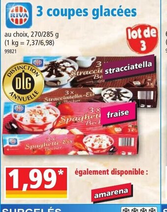 Norma 3 Coupes Glacées offre