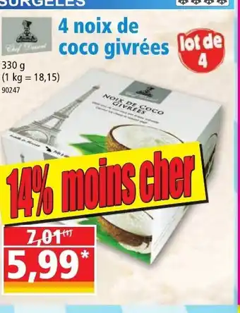 Norma 4 Noix de Coco Givrées offre
