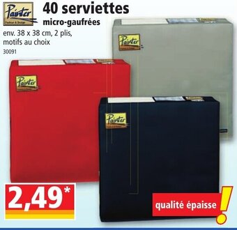 Norma 40 Serviettes offre