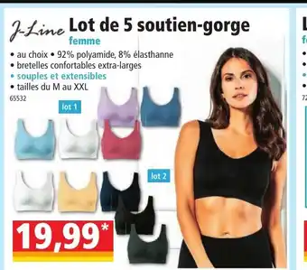 Norma Lot de 5 Soutien-Gorge offre