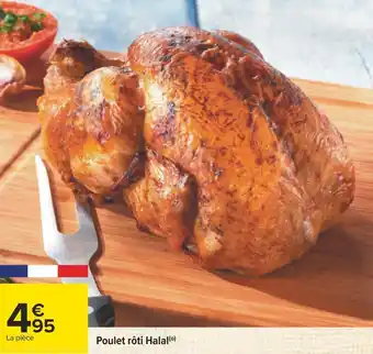 Carrefour Poulet rôti halal offre