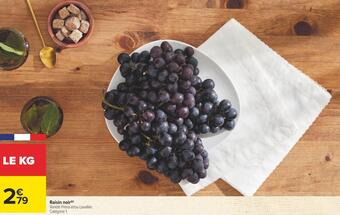 Carrefour Raisin noir offre