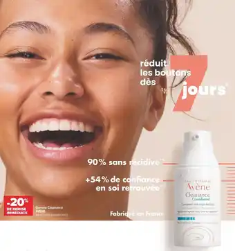 Carrefour Avene bon plan sur la gamme cleanance avene offre