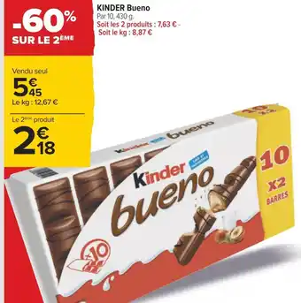 Carrefour Kinder kinder bueno offre