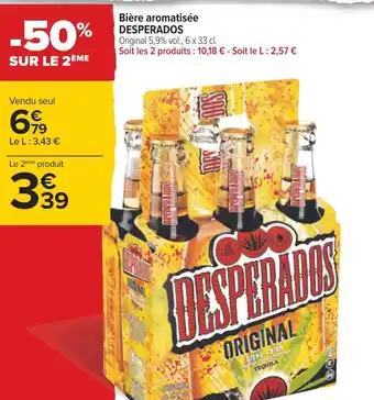 Carrefour Desperados bière aromatisée offre