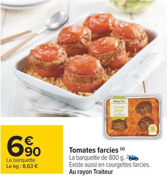 Carrefour Tomates farcies offre