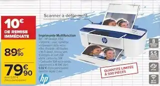 Carrefour Hp imprimante multifonction offre