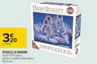 Carrefour Puzzle le baiser offre