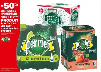 Carrefour Market Perrier bon plan sur toutes les eaux aromatisées perrier offre