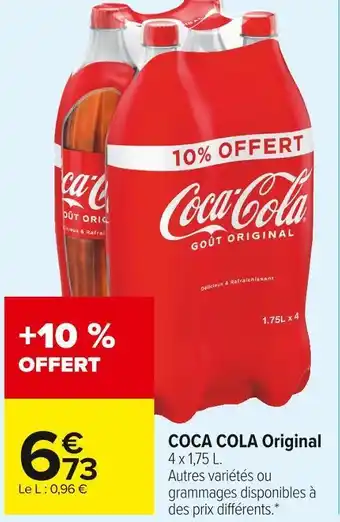 Carrefour Market Coca cola coca cola original offre