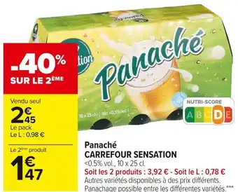Carrefour Market Carrefour sensation panaché offre