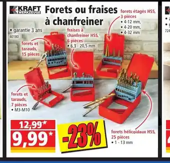 Norma Kraft Forets Ou Fraises à Chanfreiner offre