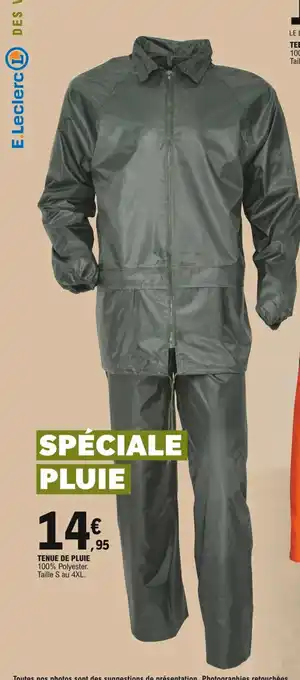 E.Leclerc Tenue de Pluie offre