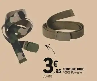 E.Leclerc Ceinture Toile offre