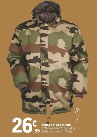 E.Leclerc Parka Enfant Dubon offre