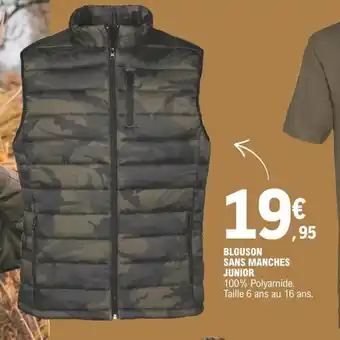 E.Leclerc Blouson Sans Manches Junior offre