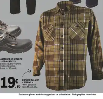 E.Leclerc Chemise Polaire Somlys offre