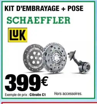 Autobacs Kit D'Embrayage + Pose offre