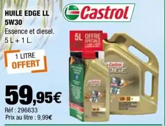Autobacs Huile Edge LL 5W30 offre